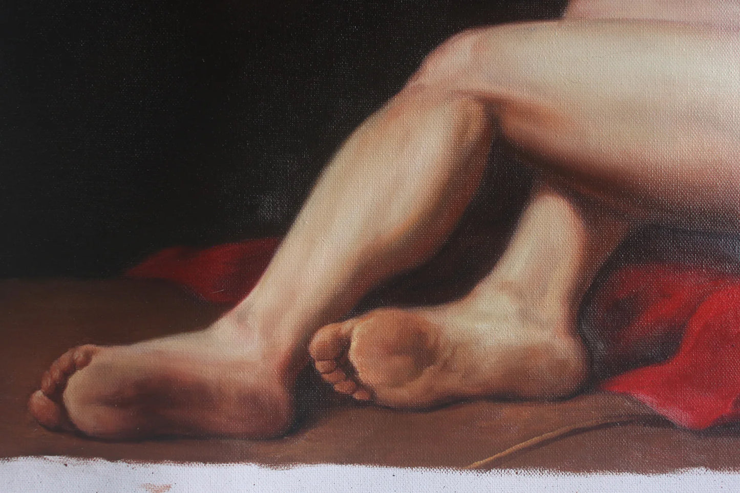 Huile sur toile Jacques Louis David Nu masculin dit Patrocle - Oil on canvas Jacques Louis David Male Nude known as Patroclus