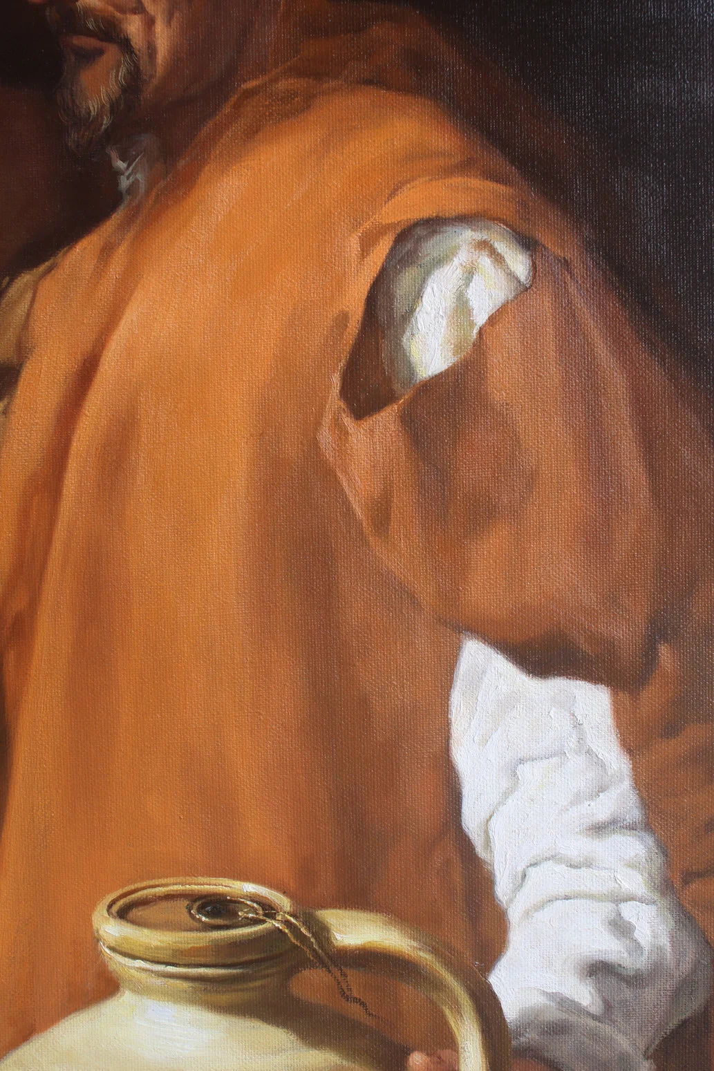 Le vendeur d'eau par Diego Velasquez peinture à l'huile sur toile- The Water Seller By Diego Velasquez 24″x32″ oil painting on canvas