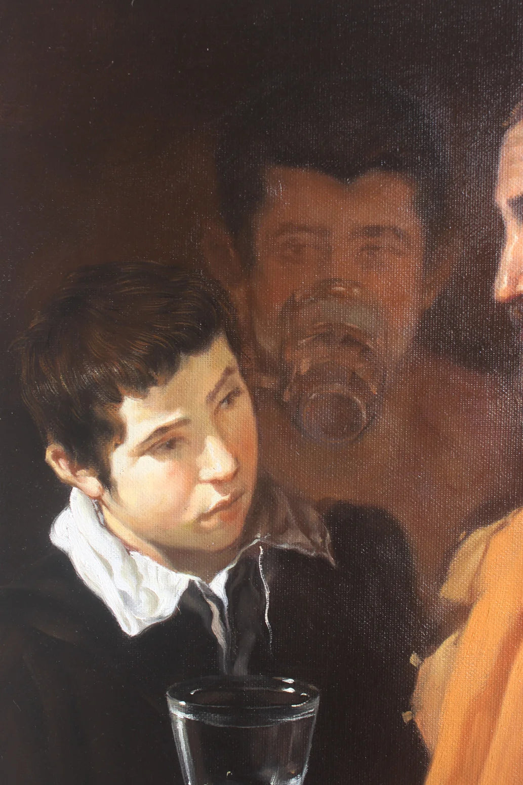 Le vendeur d'eau par Diego Velasquez peinture à l'huile sur toile- The Water Seller By Diego Velasquez 24″x32″ oil painting on canvas