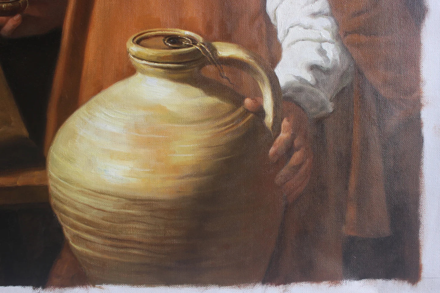 Le vendeur d'eau par Diego Velasquez peinture à l'huile sur toile- The Water Seller By Diego Velasquez 24″x32″ oil painting on canvas
