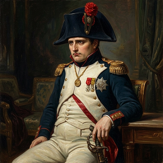 peinture huile sur toile faite SUR COMMANDE - PORTRAIT NAPOLEON BONAPARTE