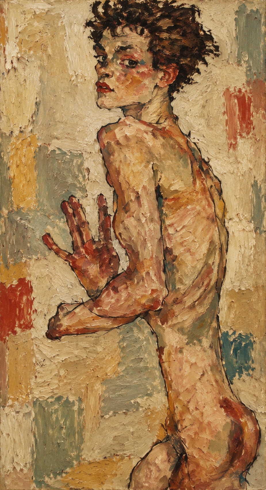 peinture huile sur toile faite SUR COMMANDE - PORTRAIT BOGOSSE EGON