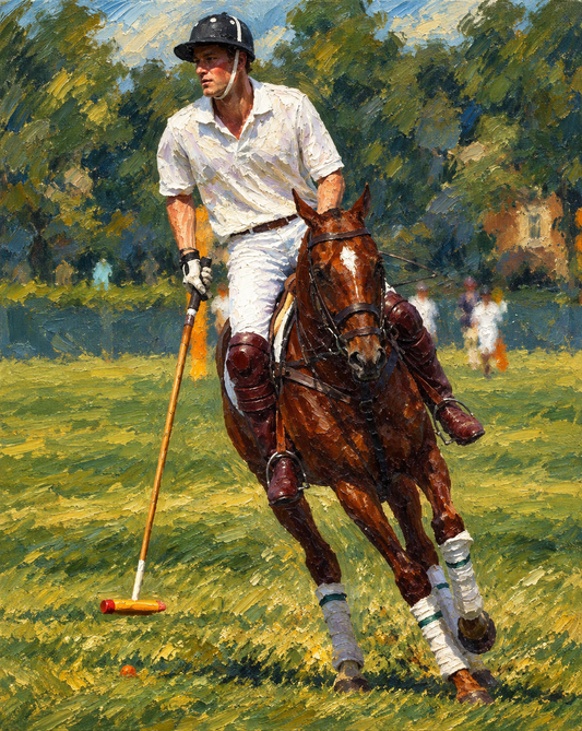 peinture huile sur toile faite sur commande - PORTRAIT BOGOSSE POLO