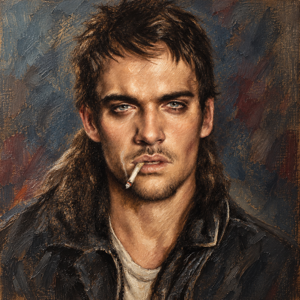 peinture huile sur toile faite sur commande - PORTRAIT BOGOSSE