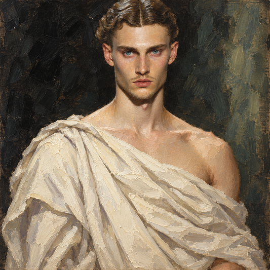 peinture huile sur toile faite sur commande - PORTRAIT BOGOSSE AUTRE MONDE