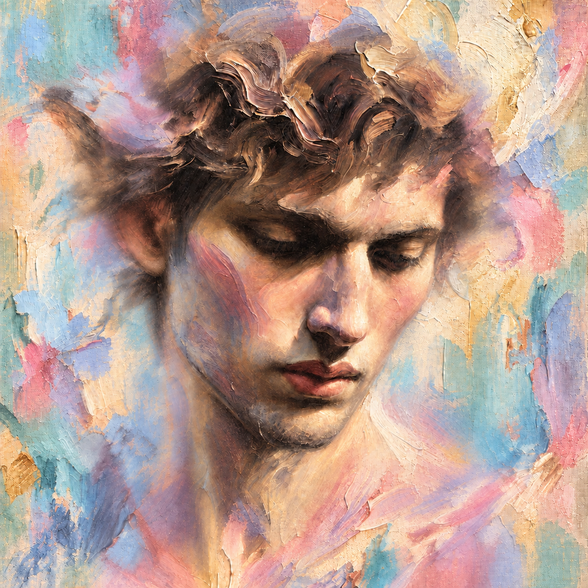 peinture huile sur toile faite sur commande - PORTRAIT BOGOSSE