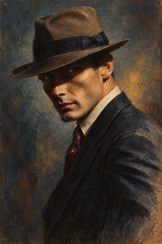 peinture huile sur toile faite sur commande - PORTRAIT BOGOSSE