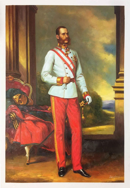 portrait Peinture à l'huile François Joseph d'Autriche - Kikooyou Art Gallery - Kikooyou Art Gallery