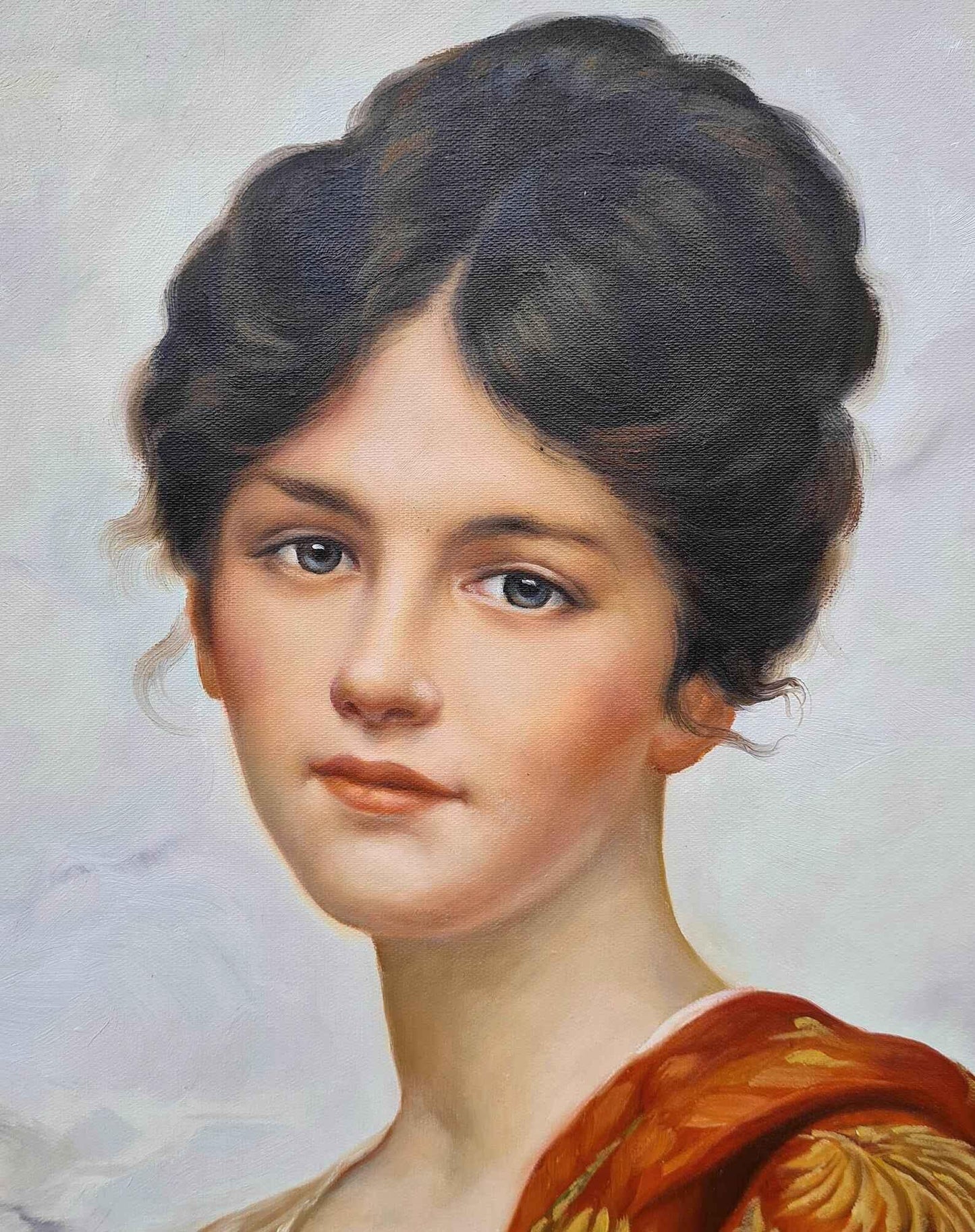 d'après William Clarke Wontner - Esme 50 x 60 cm Huile sur toile faite à la main - Kikooyou Art Gallery - Kikooyou Art Gallery