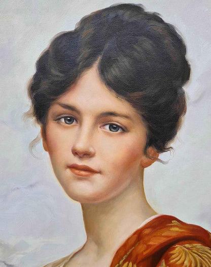 d'après William Clarke Wontner - Esme 50 x 60 cm Huile sur toile faite à la main - Kikooyou Art Gallery - Kikooyou Art Gallery