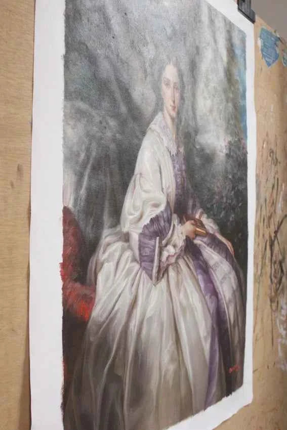 Portrait à l'huile de la comtesse Alexandre Nikolaïevitch Lambsdorff