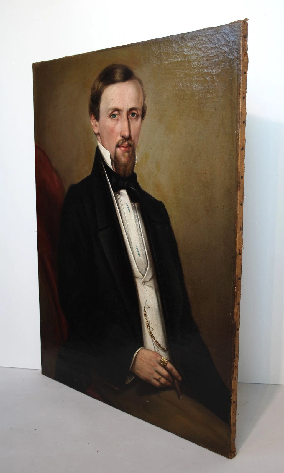 Portrait d'homme Biedermeier portrait d'un homme élégant au cigare 19ème Jh - Kikooyou Art Gallery