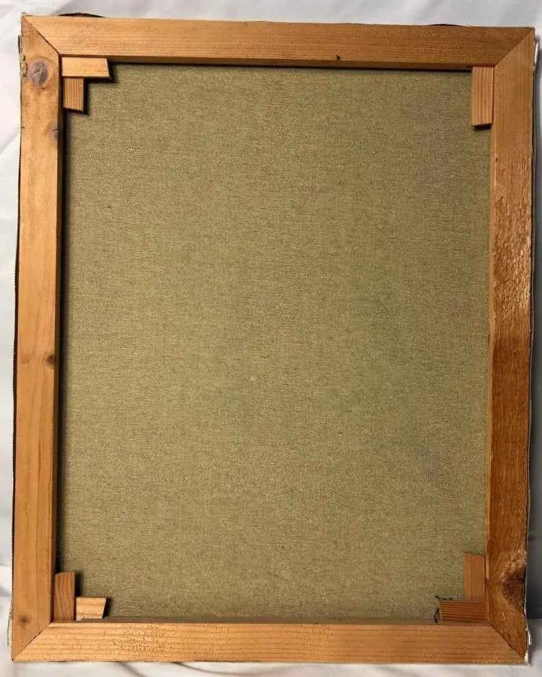 Peinture à l'huile sur toile, corrida, torero et taureau, art figuratif espagnol, signature