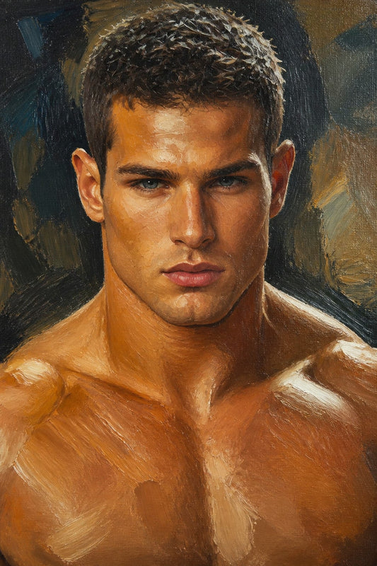 peinture huile sur toile faite sur commande - PORTRAIT BOGOSSE