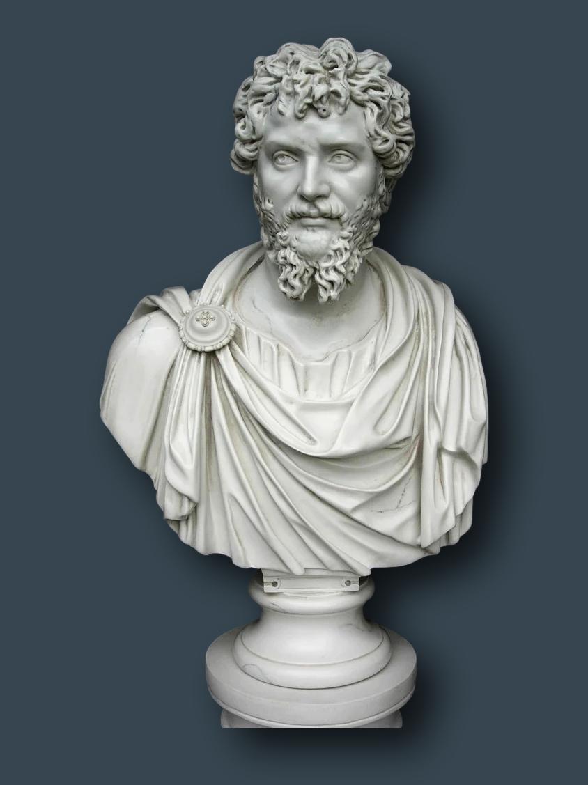 statue sculpture buste de Septimus - Kikooyou Art Gallery