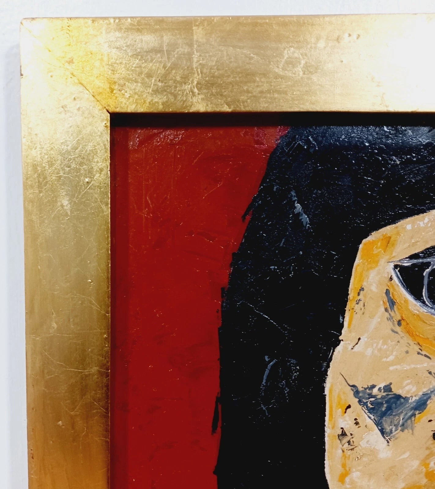 art-decoration-tableau-peinture-huile-toile-moderne-personnages d'apres OSWALDO GUAYASAMÍN