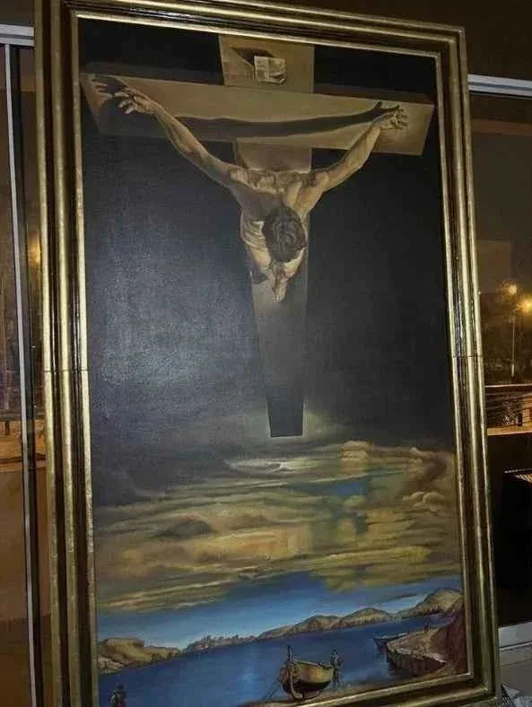 Cristo San Juan tableau peinture huile sur toile - Kikooyou Art Gallery