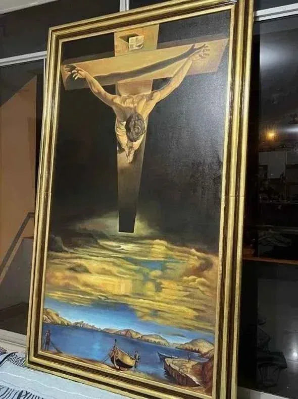 Cristo San Juan tableau peinture huile sur toile - Kikooyou Art Gallery