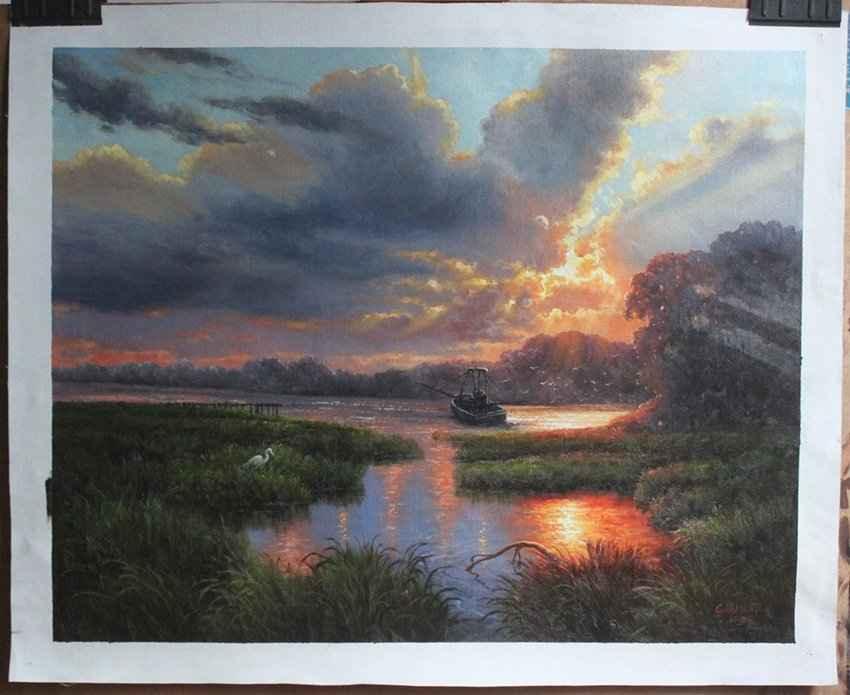 Reproduction Mark Keathley paysage huile sur toile - Kikooyou Art Gallery - Kikooyou Art Gallery