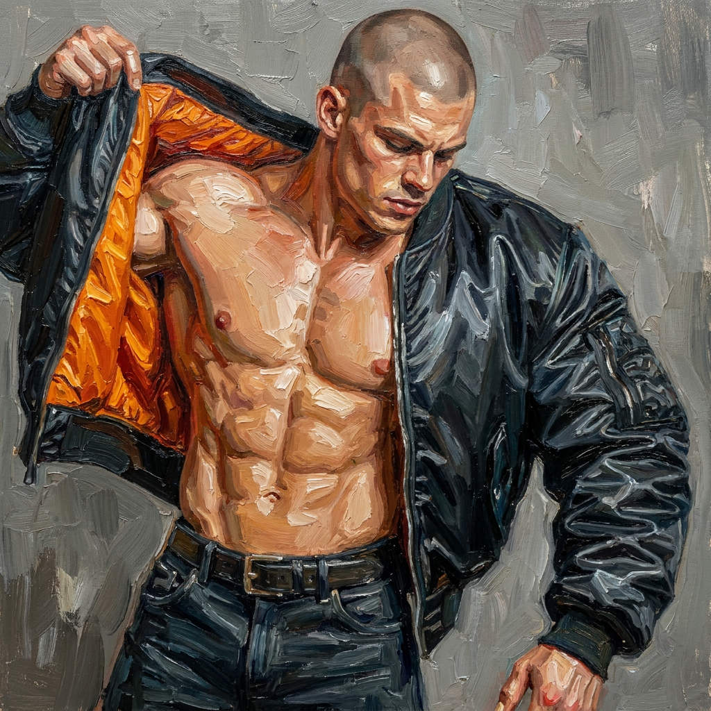 peinture huile sur toile faite sur commande - PORTRAIT BOGOSSE