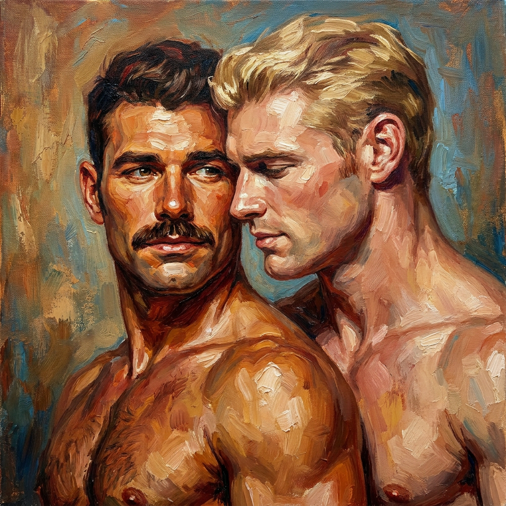 peinture huile sur toile faite sur commande - PORTRAIT BOGOSSE