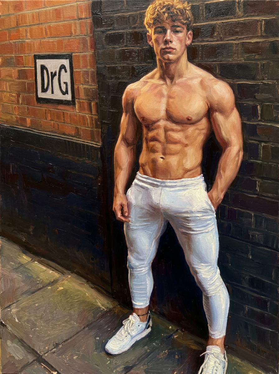 peinture huile sur toile faite sur commande - PORTRAIT BOGOSSE GAY