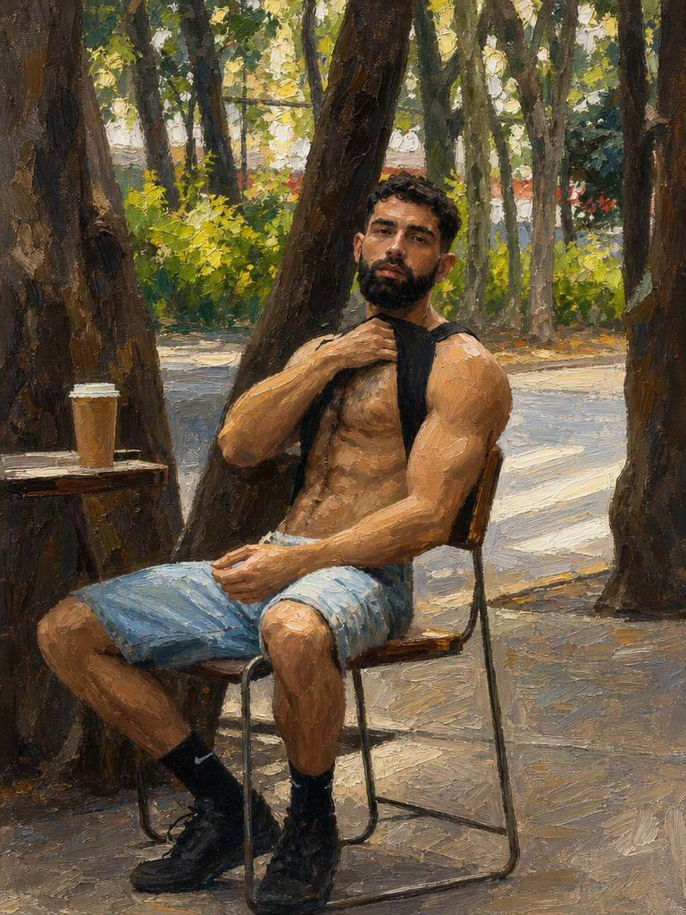 peinture huile sur toile faite sur commande - PORTRAIT BOGOSSE
