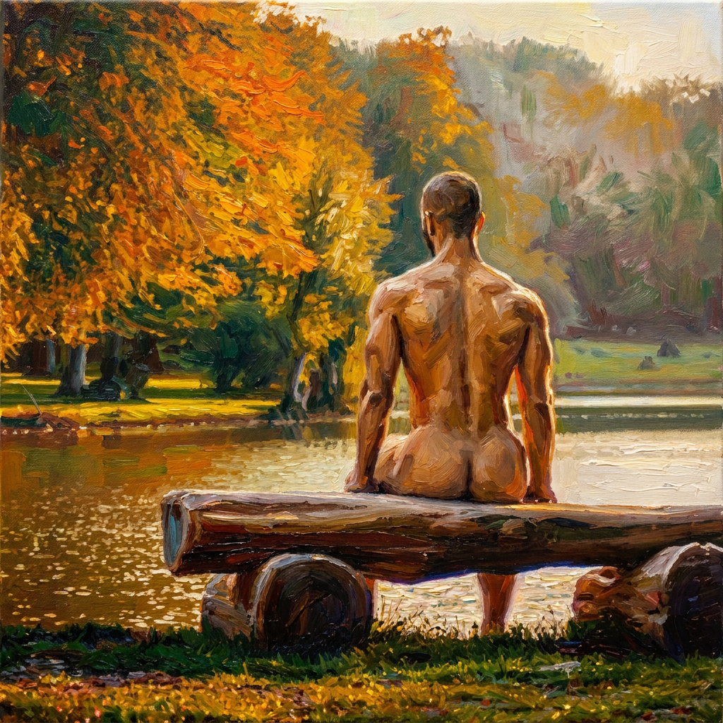 peinture huile sur toile faite sur commande - PORTRAIT BOGOSSE FOREST