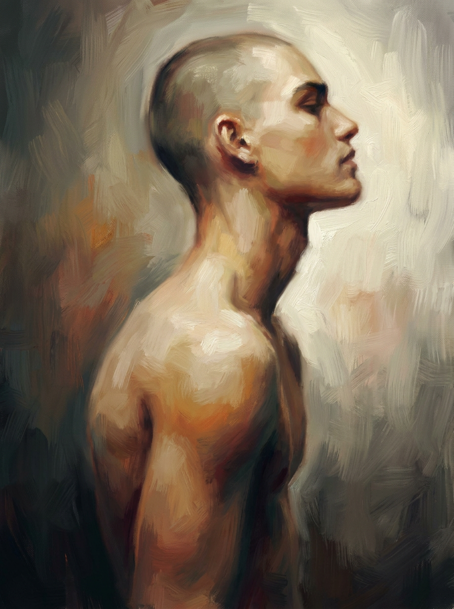 peinture huile sur toile faite sur commande - PORTRAIT BOGOSSE