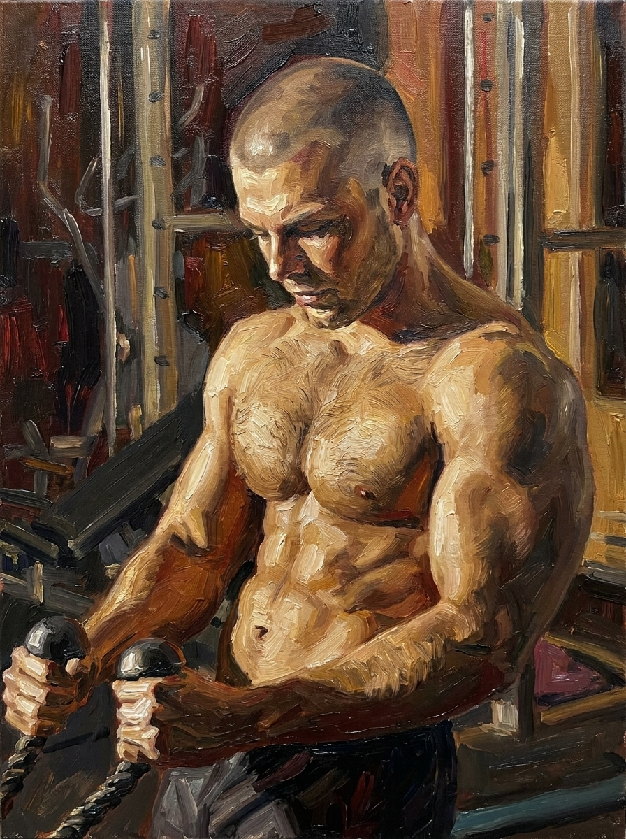 peinture huile sur toile faite sur commande - PORTRAIT BOGOSSE SPORT