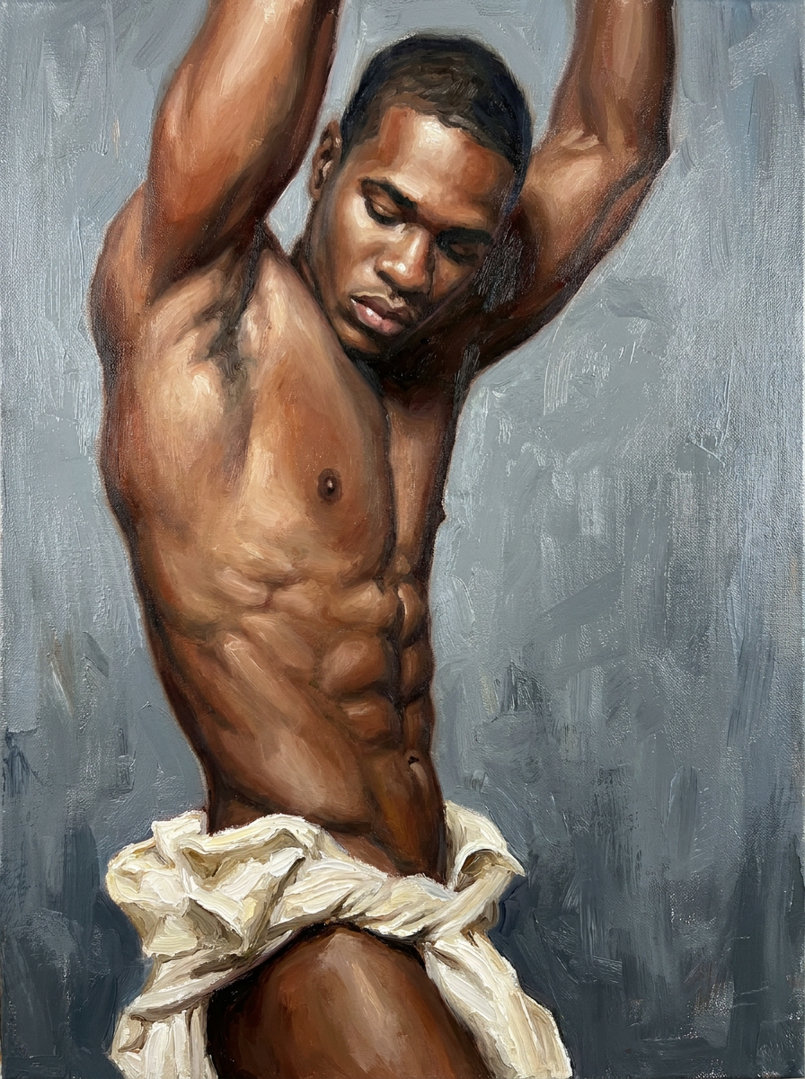peinture huile sur toile faite sur commande - PORTRAIT BOGOSSE