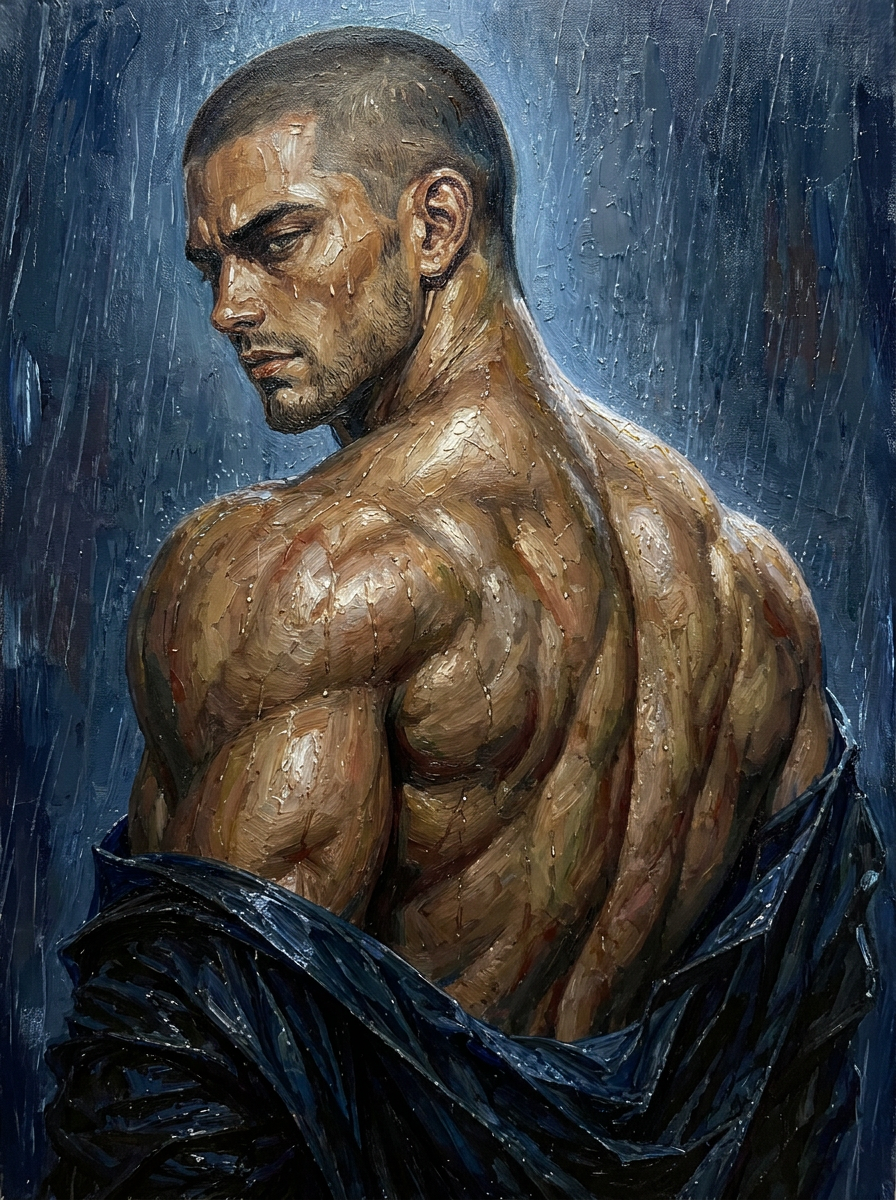 peinture huile sur toile faite sur commande - PORTRAIT BOGOSSE