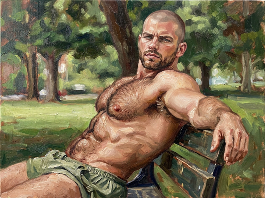 peinture huile sur toile faite sur commande - PORTRAIT BOGOSSE