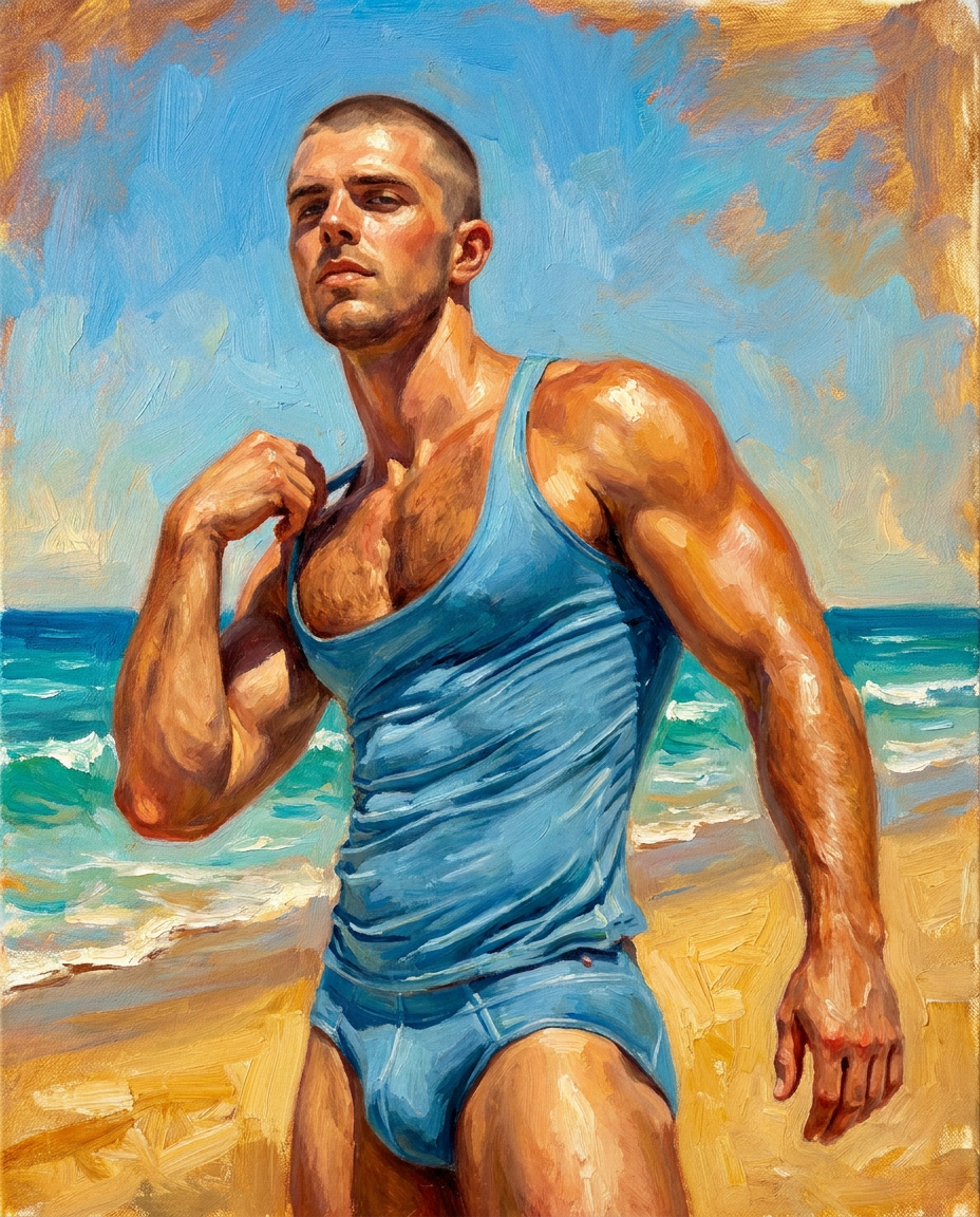 peinture huile sur toile faite sur commande - PORTRAIT BOGOSSE