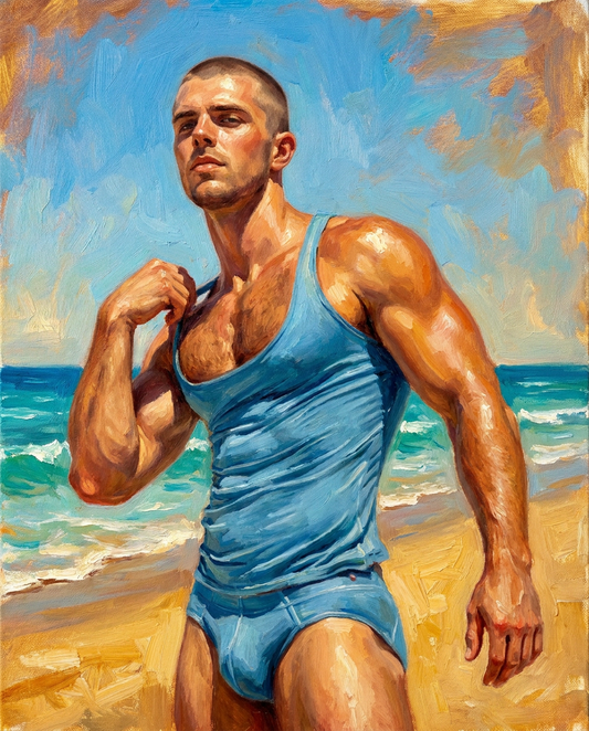 peinture huile sur toile faite sur commande - PORTRAIT BOGOSSE