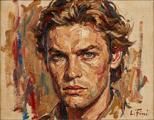 peinture huile sur toile faite sur commande - PORTRAIT HELMUT BERGER