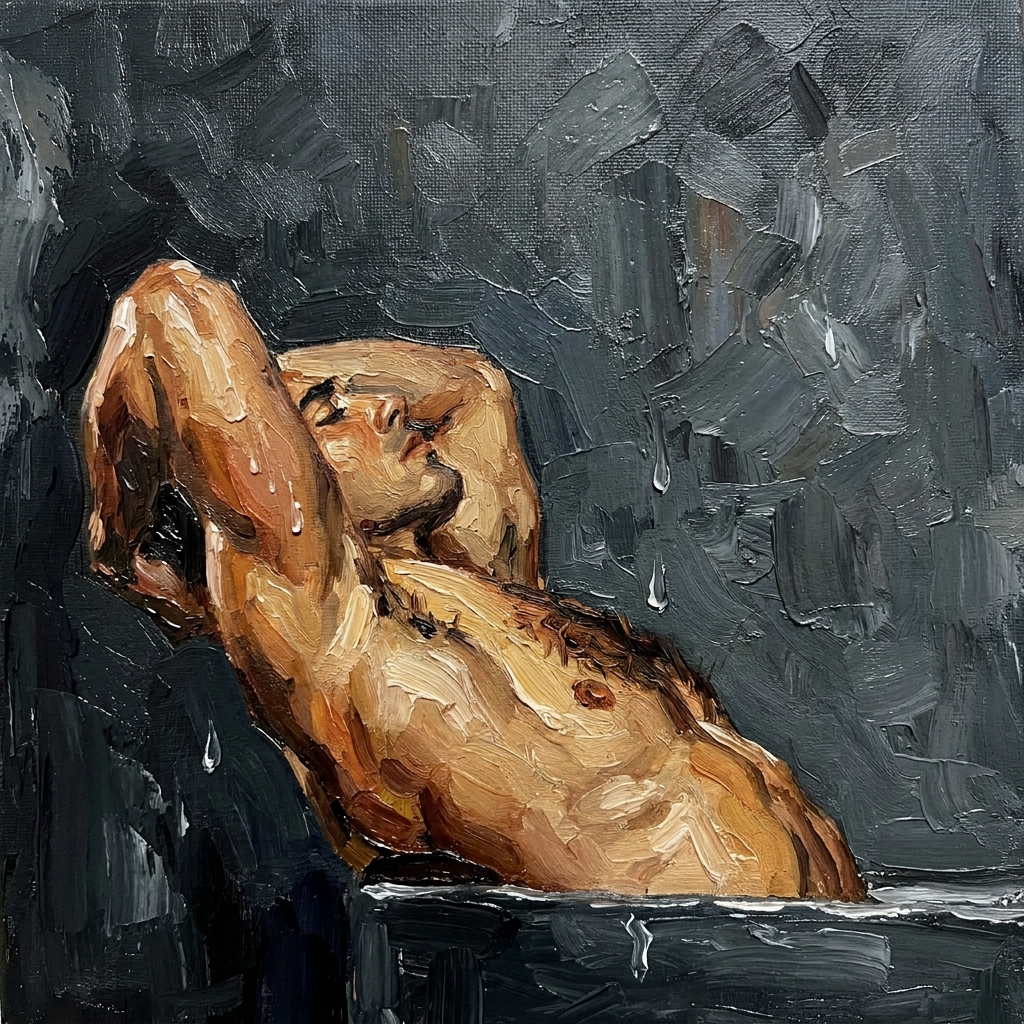 peinture huile sur toile faite sur commande - PORTRAIT BOGOSSE