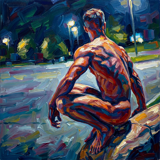peinture huile sur toile faite sur commande - PORTRAIT BOGOSSE MODERNE