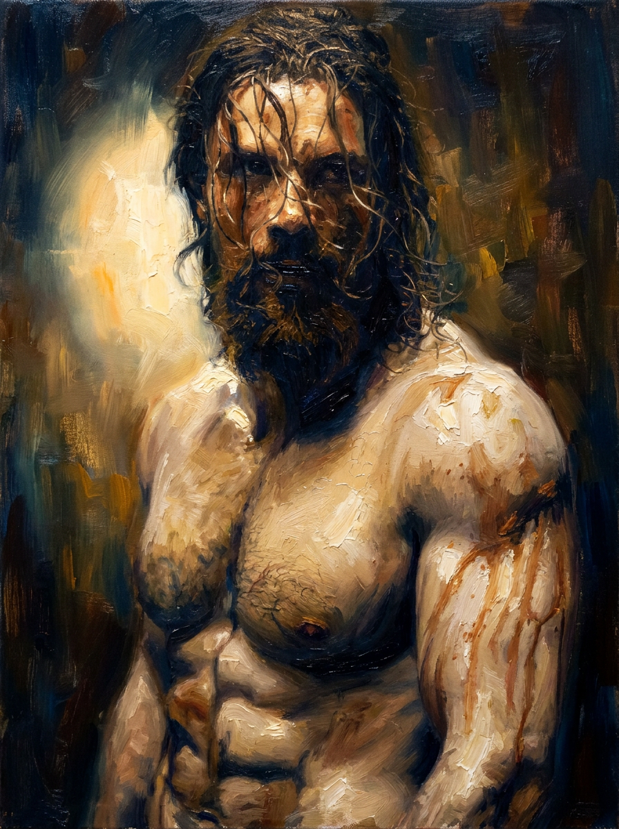 peinture huile sur toile faite sur commande - PORTRAIT
