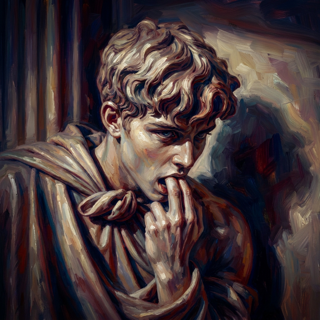 peinture huile sur toile faite sur commande - PORTRAIT ETRANGE