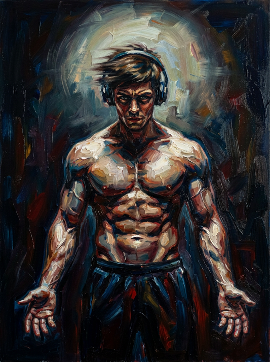 peinture huile sur toile faite sur commande - PORTRAIT BOGOSSE MYSTERE