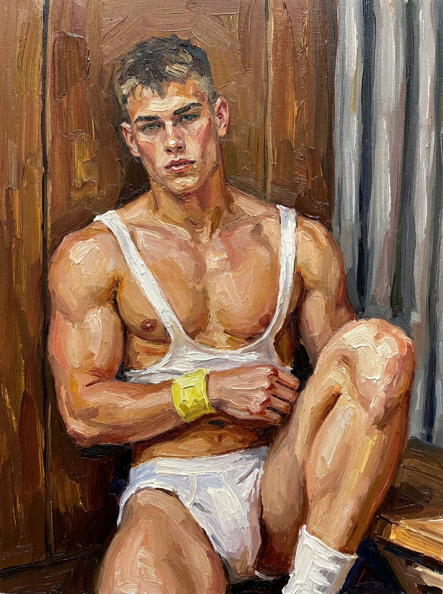 peinture huile sur toile faite sur commande - PORTRAIT BOGOSSE