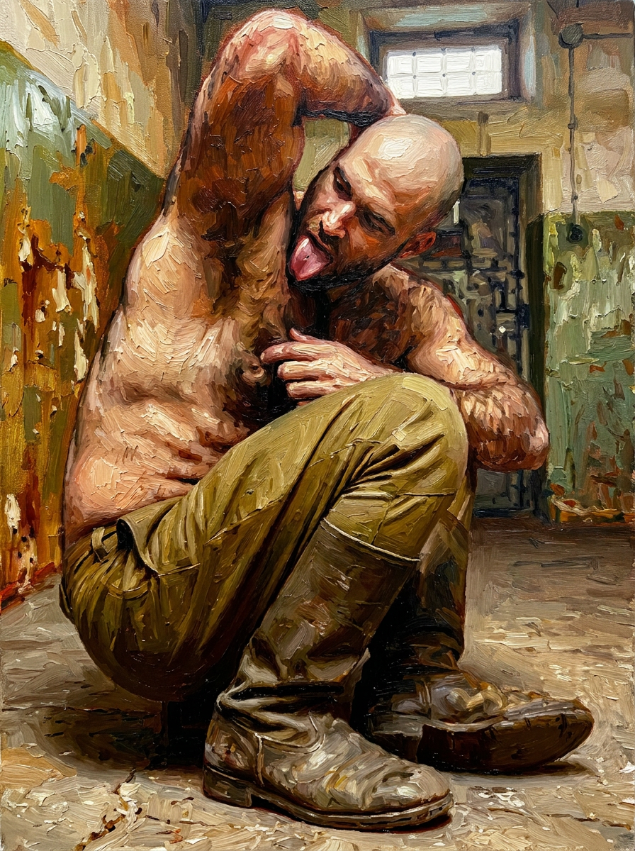 peinture huile sur toile faite sur commande - PORTRAIT BOGOSSE SOLDAT