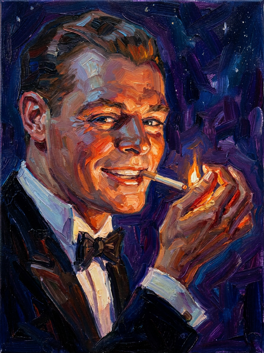 peinture huile sur toile faite sur commande - PORTRAIT BOGOSSE SIR