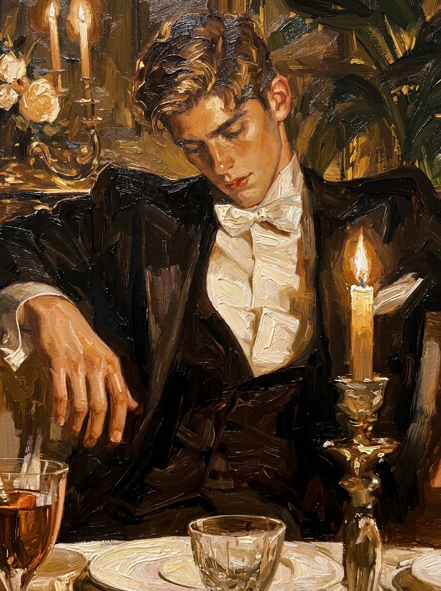 peinture huile sur toile faite sur commande - PORTRAIT BOGOSSE SIR