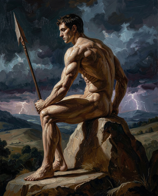 peinture huile sur toile faite sur commande - PORTRAIT ATHLETE