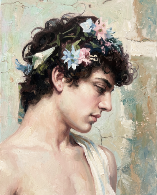 peinture huile sur toile faite sur commande - PORTRAIT MIGNON