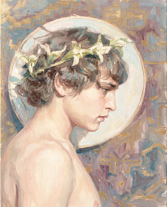 peinture huile sur toile faite sur commande - PORTRAIT MIGNON