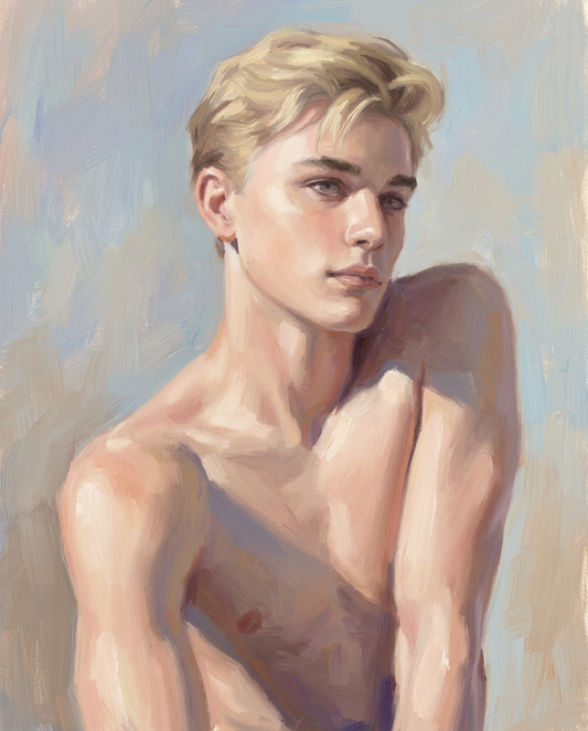 peinture huile sur toile faite sur commande - PORTRAIT BOGOSSE