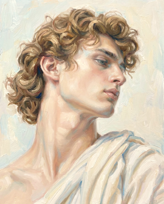peinture huile sur toile faite sur commande - PORTRAIT BOGOSSE